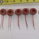 Hurricane Electronics Lab 156UH toroid inductors, 2 amp, part HL-20154, lot of 5 pieces