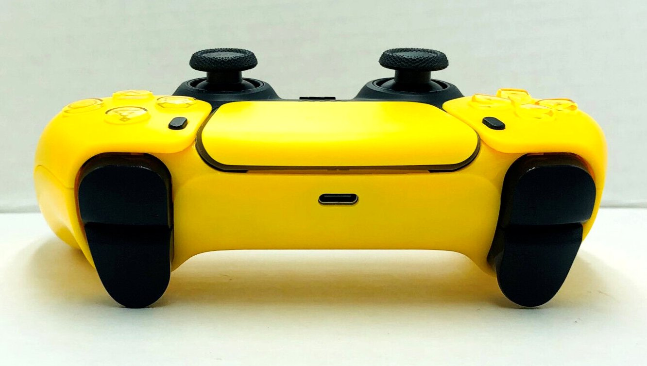 Custom Sony DualSense Wireless Controller PlayStation PS5 Yellow