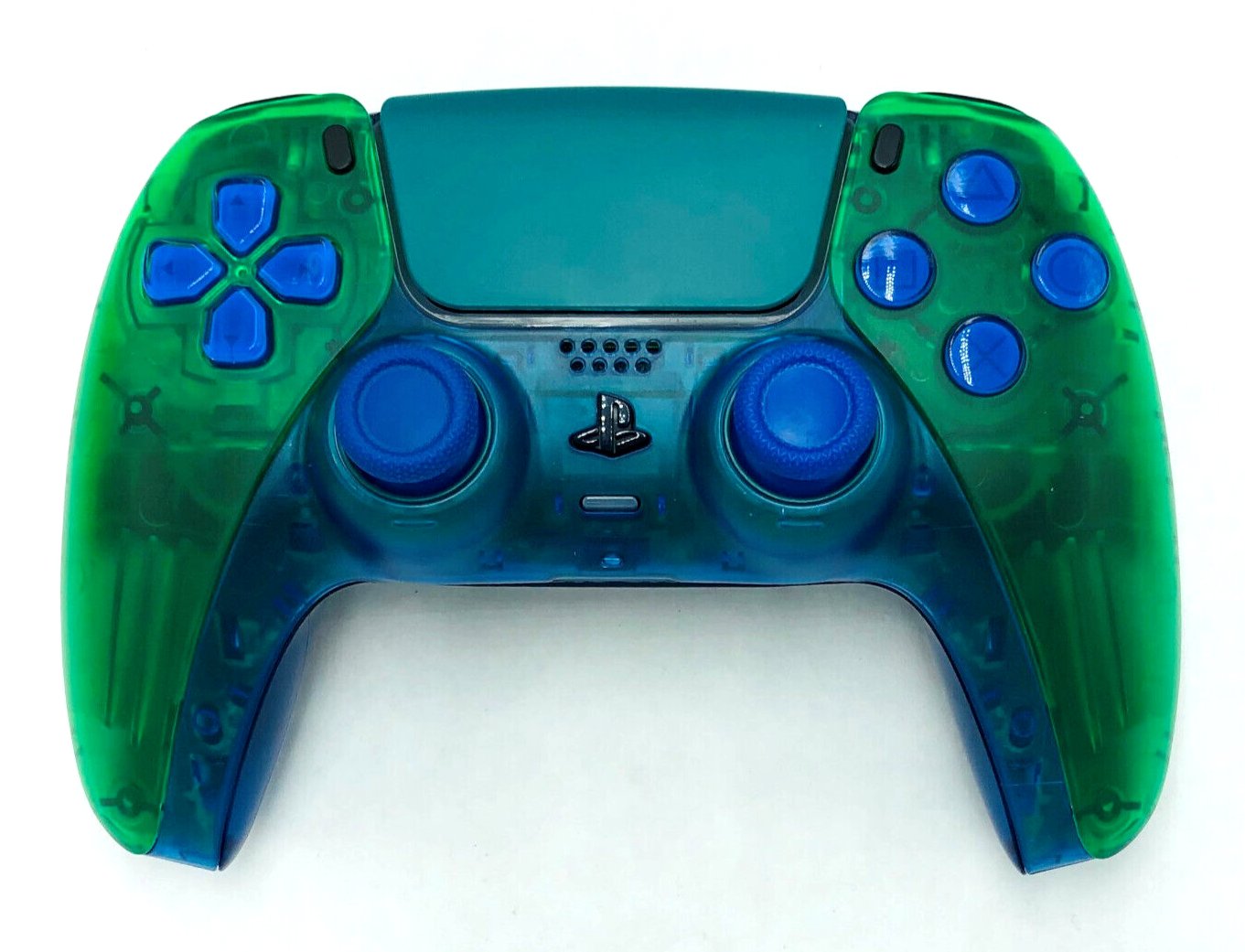 Custom Sony Dualsense Wireless Controller Playstation Ps5 Clear Green
