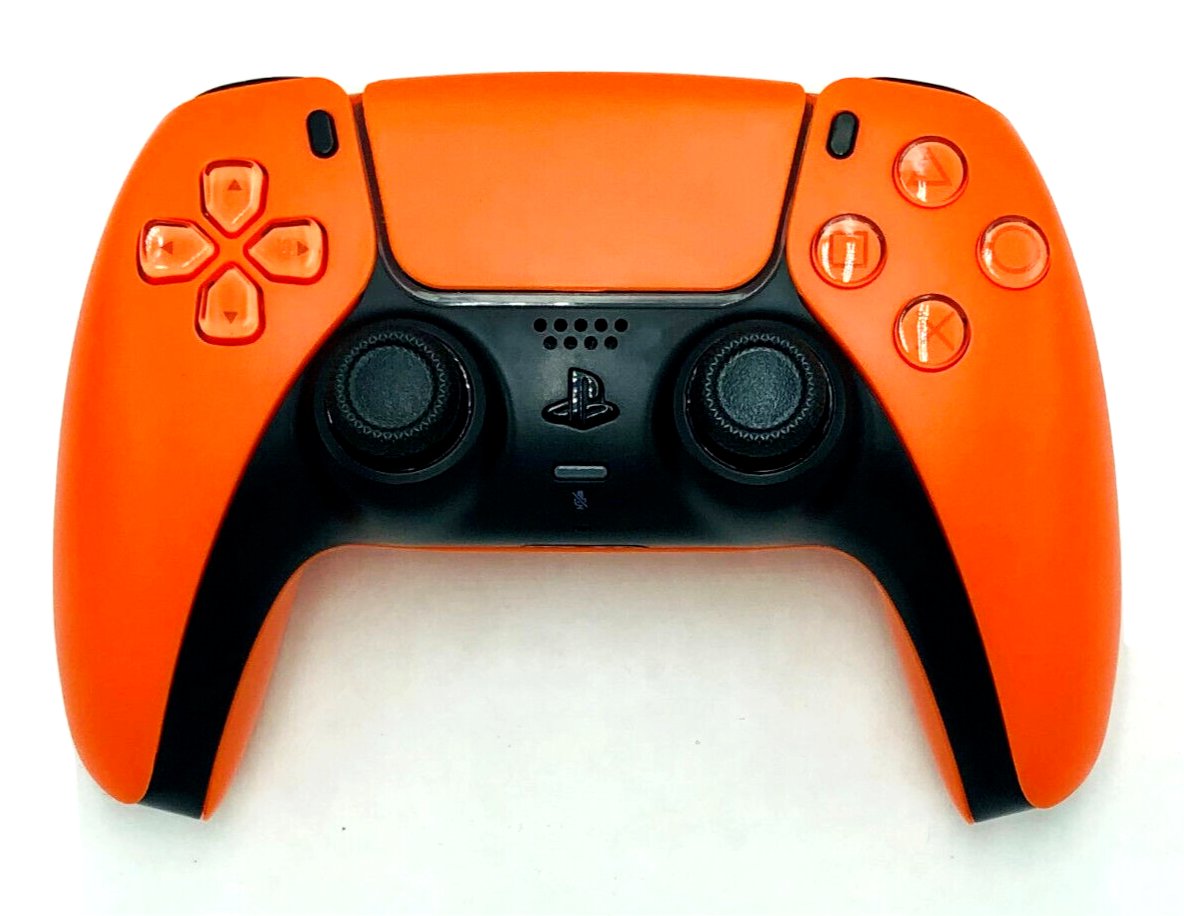 Custom Sony DualSense Wireless Controller PlayStation PS5 Orange