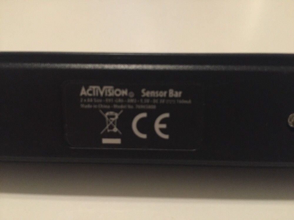 Activision Sensor Bar For Cabelas Games Xbox PS3 Wii 76965800 Black