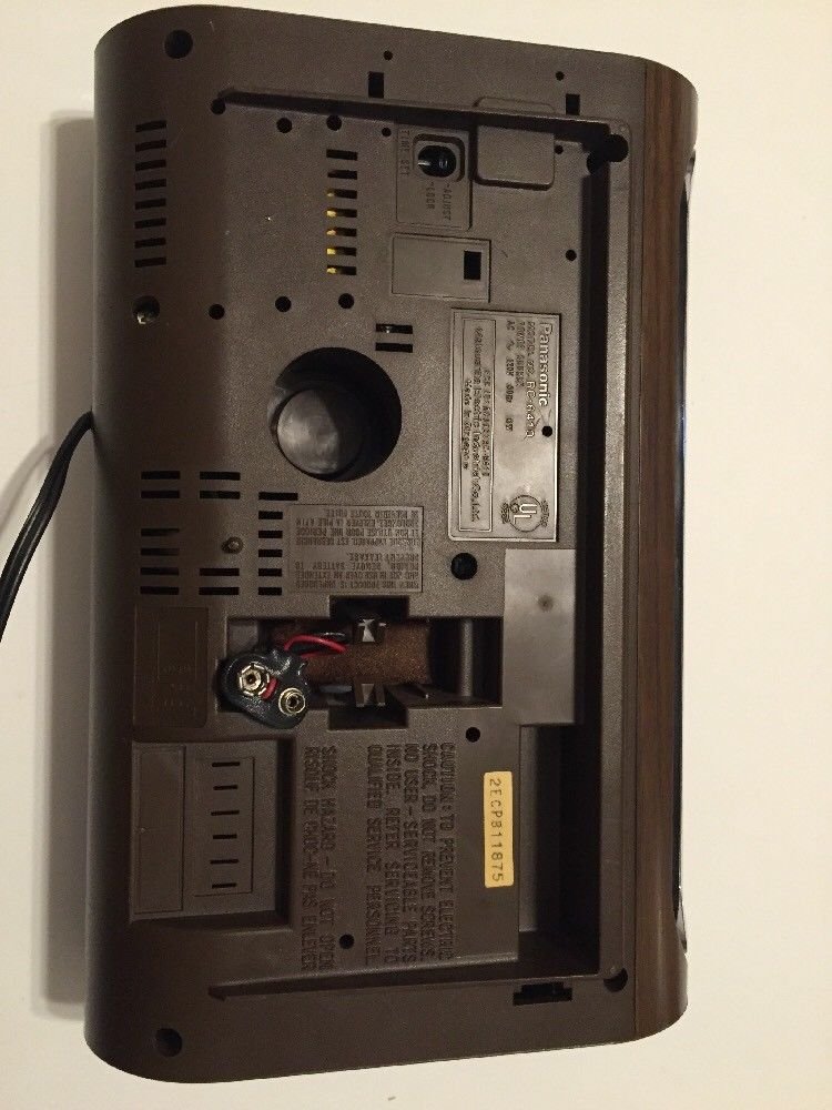 Vintage Panasonic Alarm Clock Radio RC6410 Works Perfectly