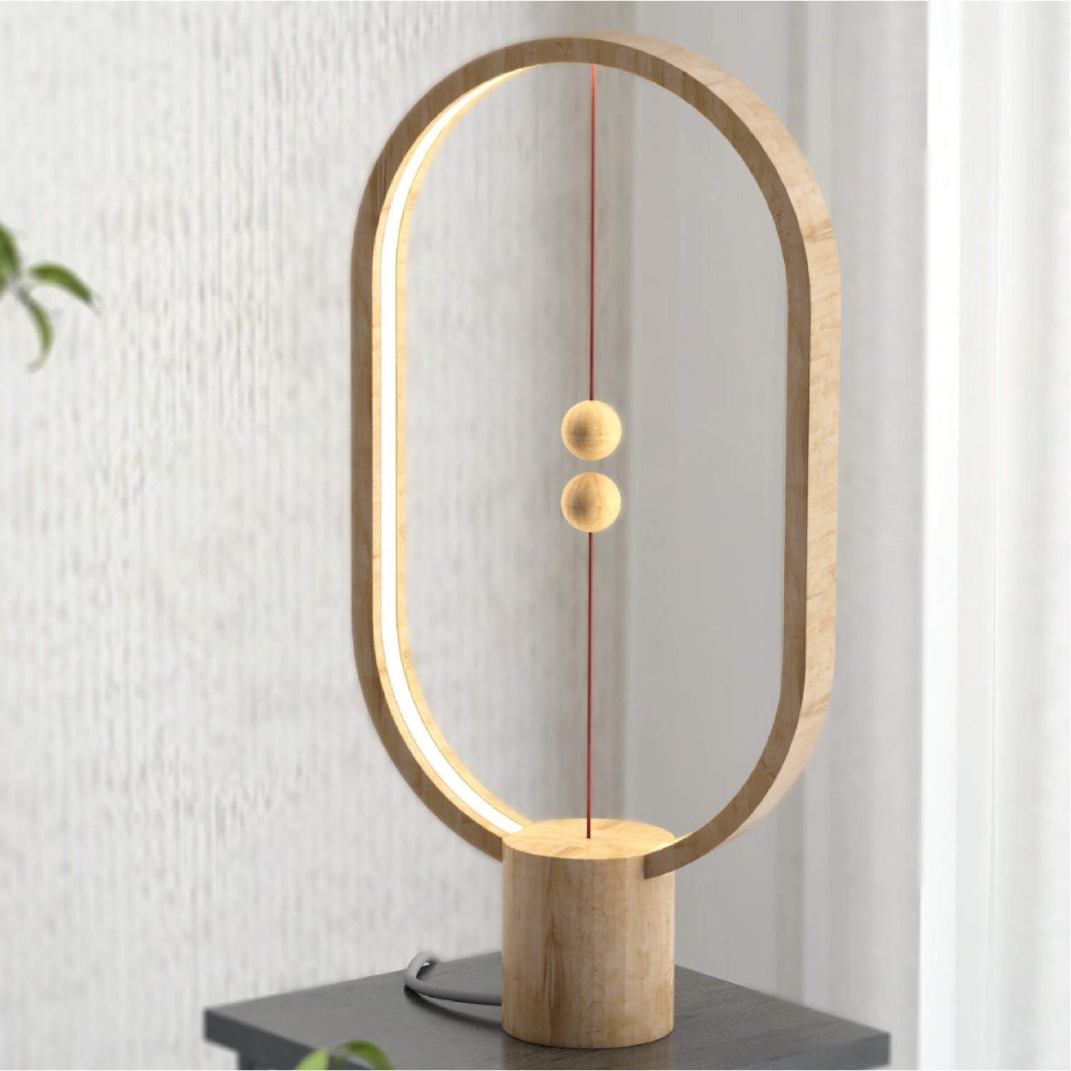 Heng Balance Lamp Design Led Table Night Wood