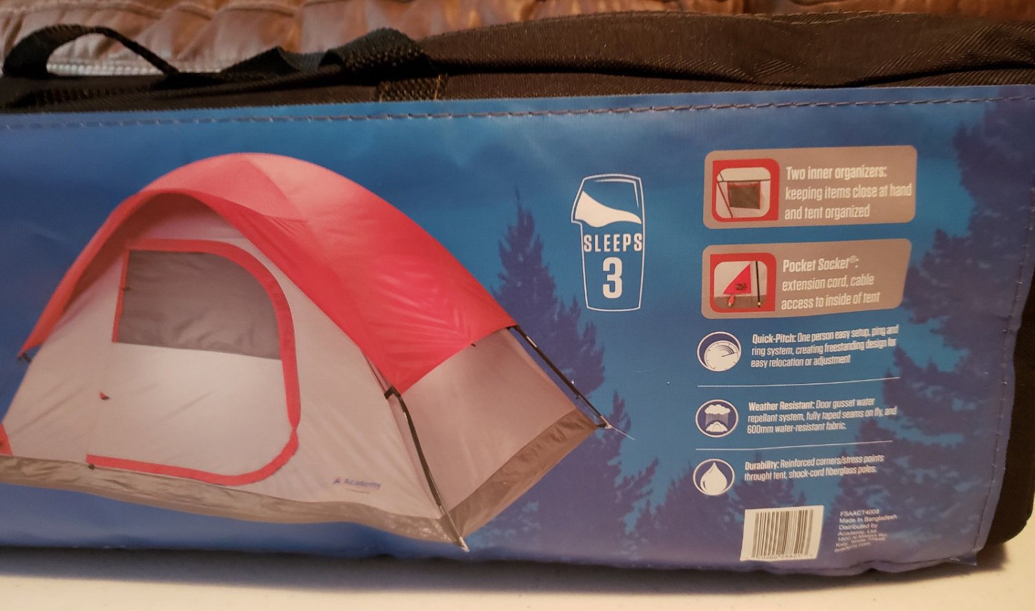 3 Person Dome Tent,No 36496, Academy Sports and Outdoors