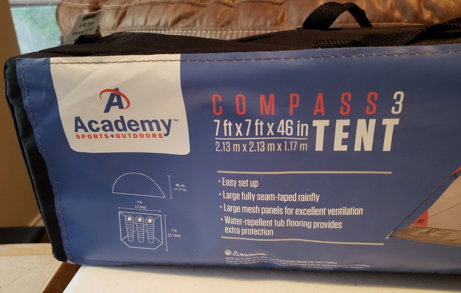 3 Person Dome Tent,No 36496, Academy Sports and Outdoors