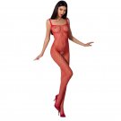 Passion Woman Bs071 Bodystocking, Red One Size