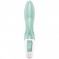 Satisfyer Air Pump Bunny 5+ Inflatable Rabbit Vibrator App - Green