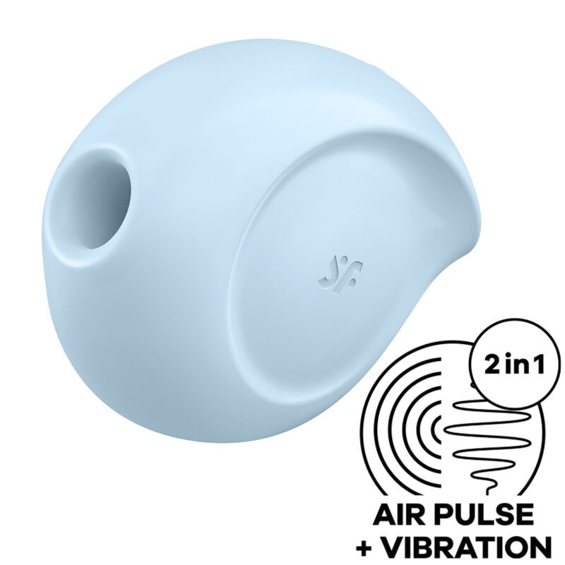 Satisfyer Sugar Rush Air Pulse Stimulator & Vibrator - Blue