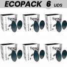 Ecopack 6 Units - Black&silver Zara Remote Control With Panty