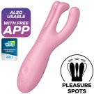 Satisfyer Threesome 4 Vibrator, Pink