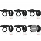 Black and Silver Cameron Remote Control Cockring Watchme 5 + 1 Free