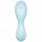 Satisfyer Curvy Trinity 5 Air Pulse Stimulator & Vibrator App - Blue