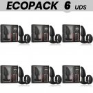 Ecopack 6 Uds - Watchme Remote Control Vibrating Anal Plug With Rotation Of Pearls