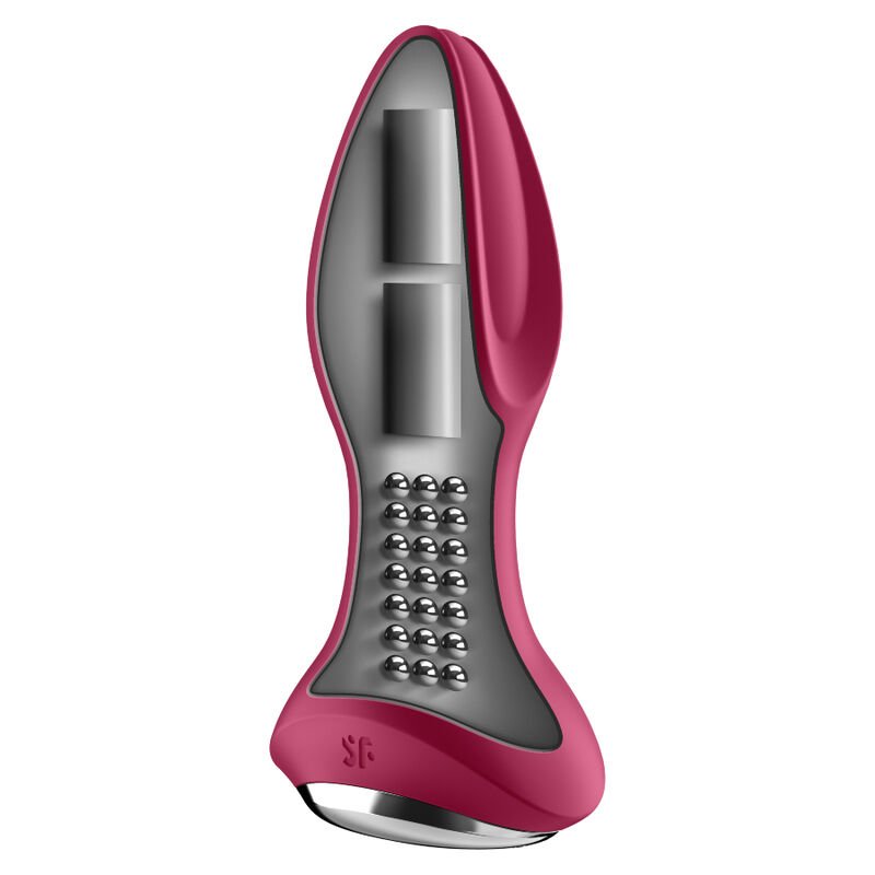 Satisfyer Rotator Plug 2+ Vibrating Plug - Red