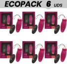 Ecopack 6 Uds - Rithual Priya Egg Remote Control G-spot + Vibration