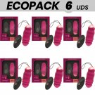 Ecopack 6 Uds - Rithual Reva Egg Remote Control Up&down System + Vibration
