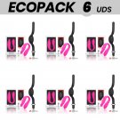 Ecopack 6 Uds - Wearwatch Vibrator Dual Technology Watchme Fuchsia / Azabache