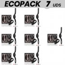 Ecopack 7 Units - Anne S Desire Dual Pleasure Technology Watchme Black