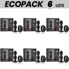 Ecopack 6 Uds - Old Watchme Remote Control Tiberio Anal Vibrator Plug