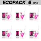 Ecopack 6 Uds - Wearwatch Vibrator Dual Technology Watchme Fuchsia / Snow
