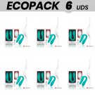 Ecopack 6 Uds - Wearwatch Vibrator Dual Technology Watchme Sea Water / Snow