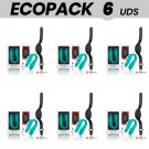 Ecopack 6 Uds - Wearwatch Vibrator Dual Technology Watchme Aquamarine / Azabache