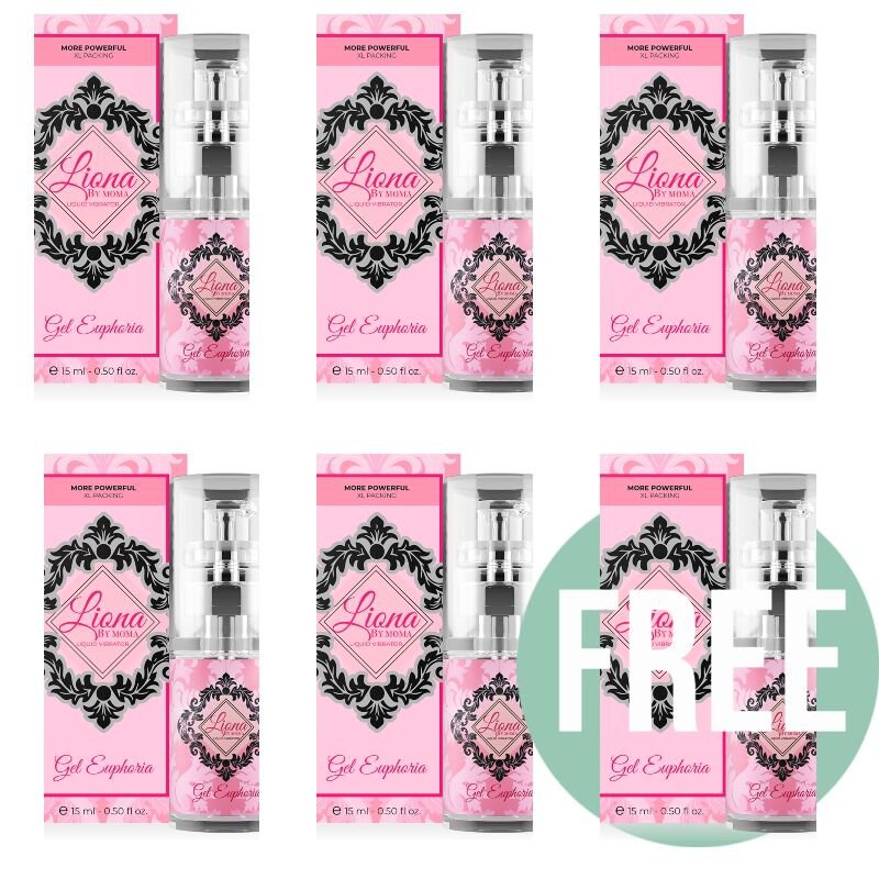 Liona By Moma Liquid Vibrator Euphoria Gel 15 Ml 5+1 Free