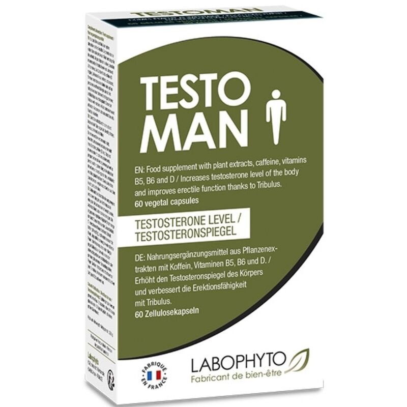 Testoman Testosterone Level Food Supplement 60 Cap