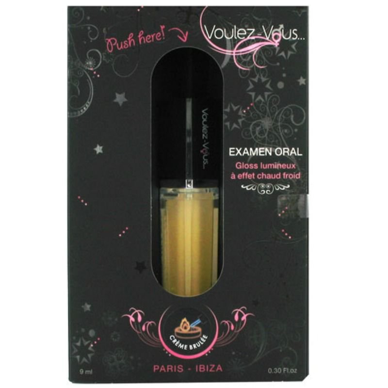 Voulez-vous Light Gloss With Effect Hot Cold - Cr&Atilde;&uml;me Brul&Atilde;&copy;e Flavour 10 Ml