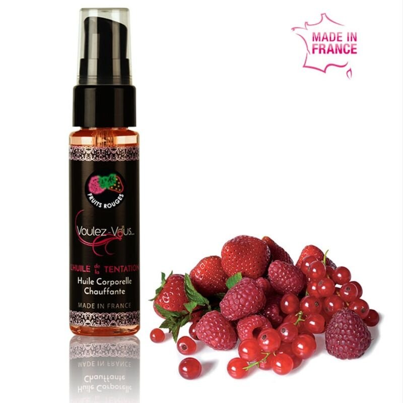 Voulez-vous Warming Body Oil, Soft Fruit 35 Ml