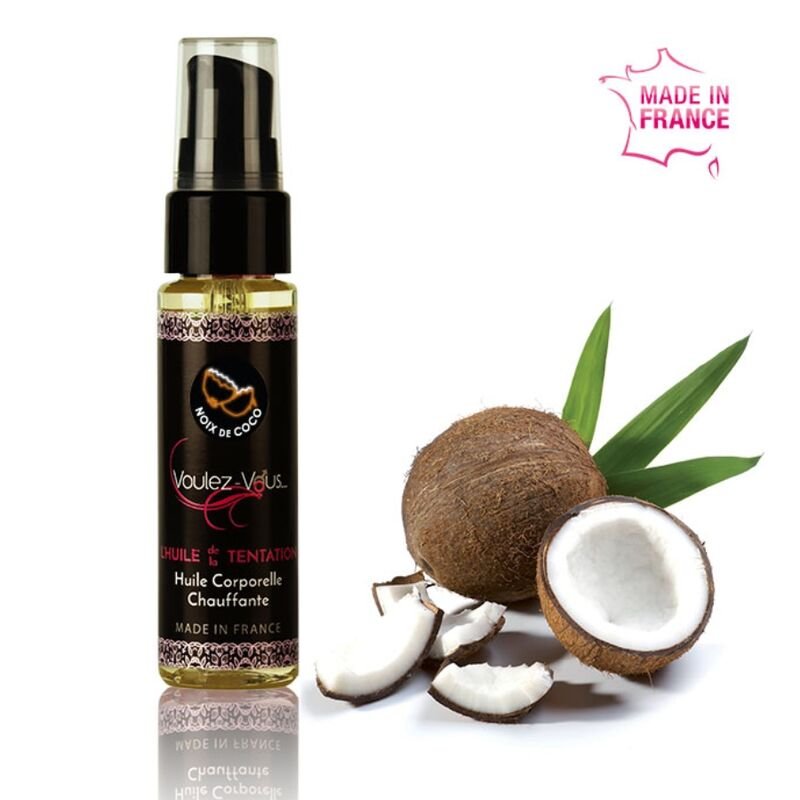 Voulez-vous Warming Body Oil, Coconut 35 Ml