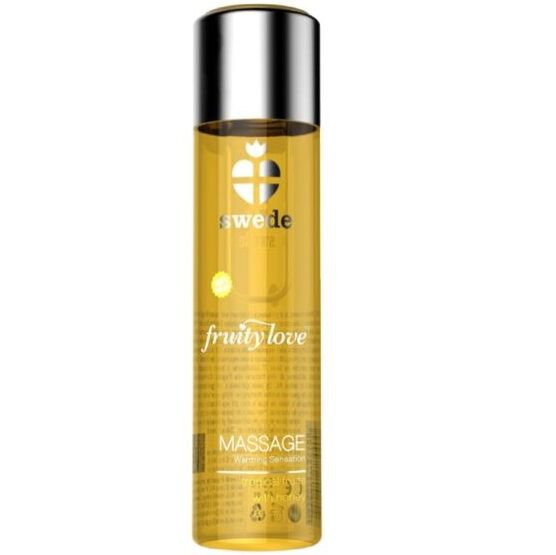 Swede Fruity Love Warming Effect Massage Oil Tropical Fruity With Honey 60 Ml