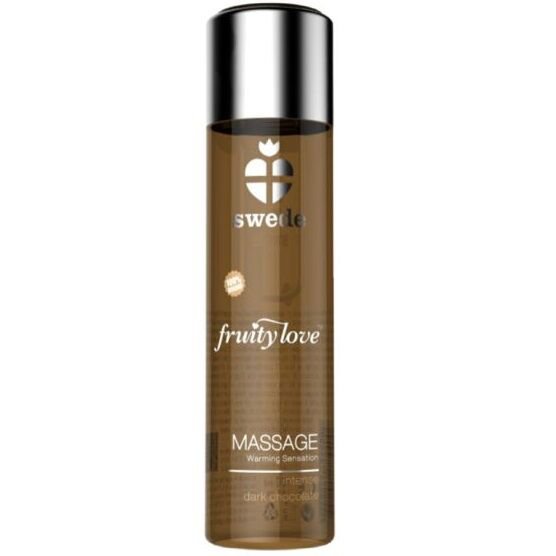 Swede Fruity Love Warming Effect Massage Oil Intense Dark Chocolate 60 Ml