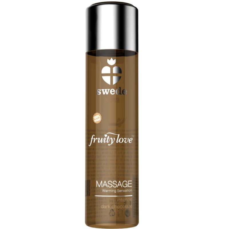 Swede Fruity Love Warming Effect Massage Oil Intense Dark Chocolate 120 Ml