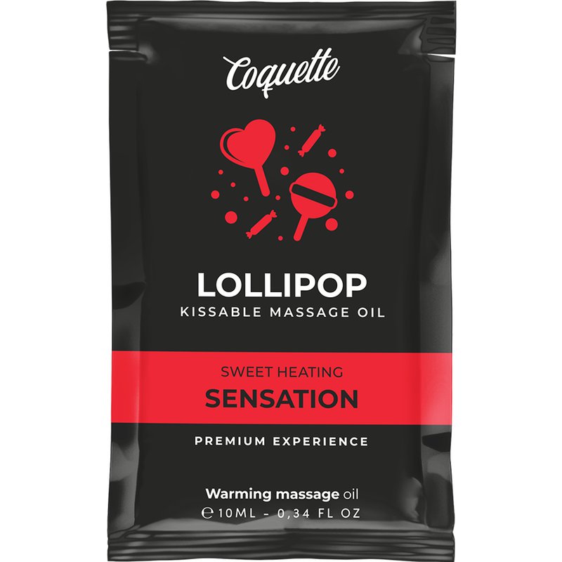 Coquette Chic Desire Lollipop Kissable Massage Oil Heating Sensation 10 Ml
