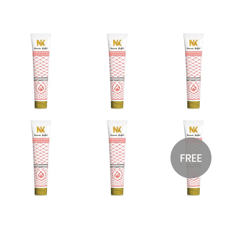 Nina Warning Effect Cannabis Lubricant 125 Ml 5+1 Free