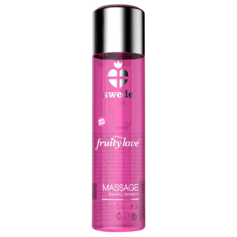 Swede Fruity Love Warming Effect Massage Oil Pink Grapefruit With Mango 120 Ml