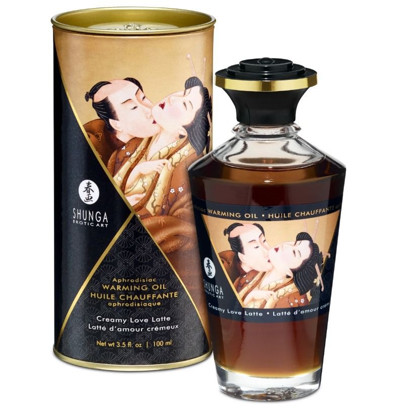 Shunga Aphrodisiac Warming Oil Creamy Love Latte 100 Ml