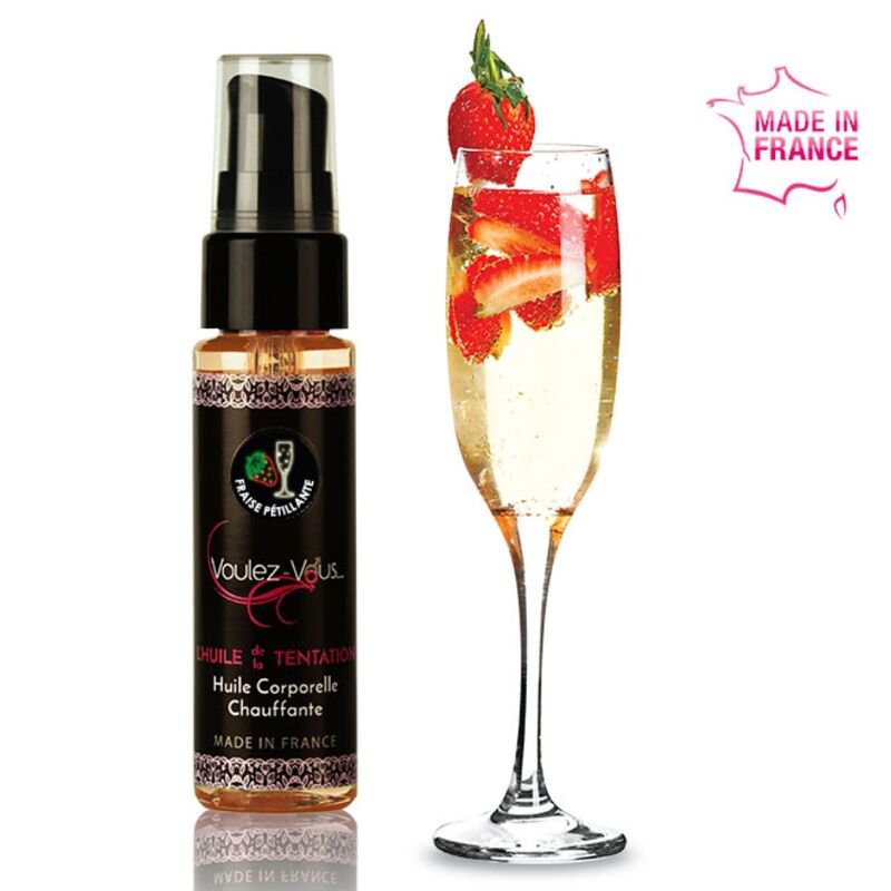 Voulez-vous Warming Body Oil, Cava With Strawberries 35 Ml