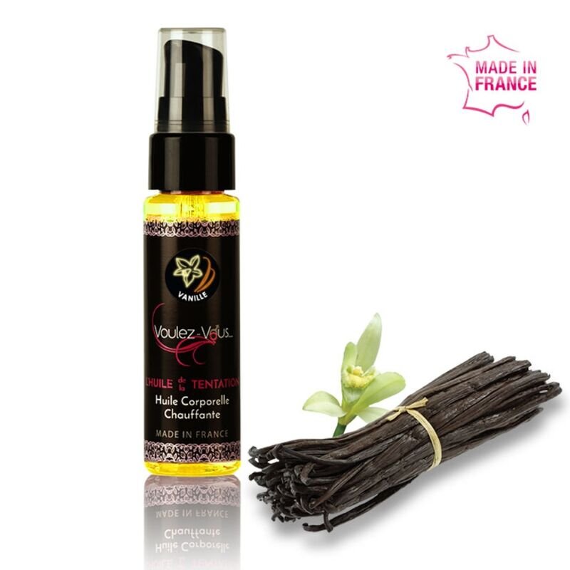 Voulez-vous Warming Body Oil- Vanilla 35 Ml