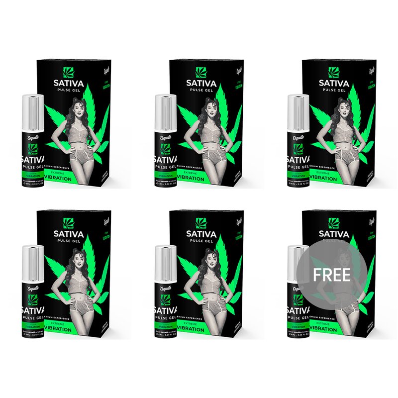Coquette Chic Desire Pulse Gel Sativa Extreme Vibration 6ml 5 + 1 Free