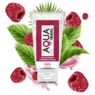 Aqua Travel Wild Raspberry Flavour Waterbased Lubricant, 50 Ml