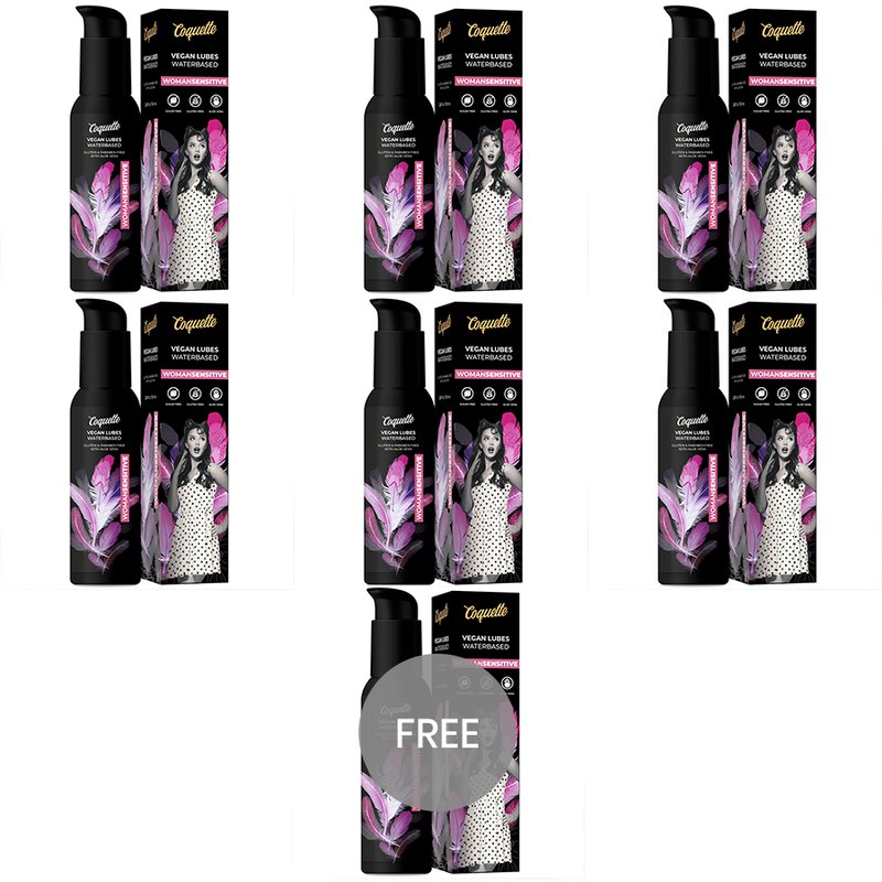 Coquette Chic Desire Experience 100ml Vegan Lubes Woman sensitive 6 + 1 Free