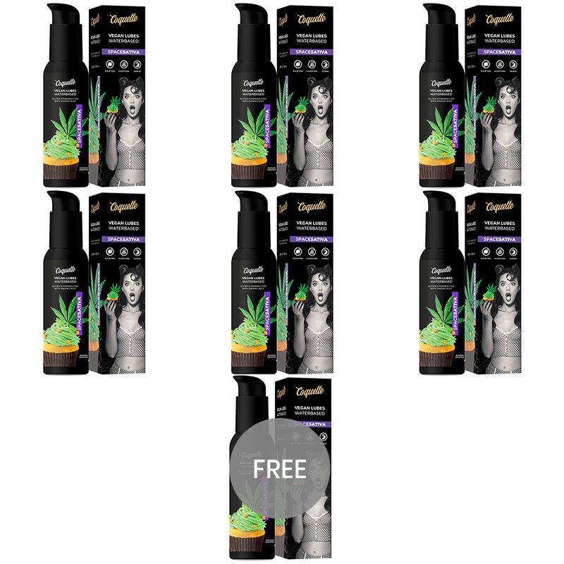Coquette Chic Desire Experience 100ml Vegan Lubes Space Sativa 6 + 1 Free