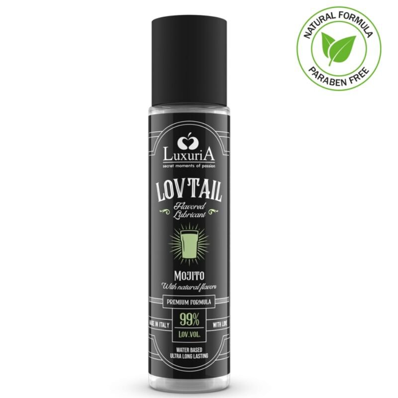Luxuria Water Based Lovtail Lubricant, Mojito 60 Ml