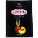 Secretplay Peach and Sparkling Wine Massage Oil Sachet 10 Ml