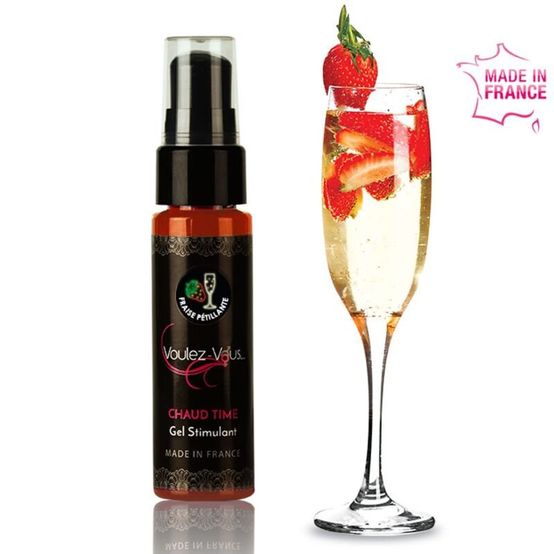Voulez-vous Stimulating Gel - Cava & And Strawberries Flavour, 30 Ml