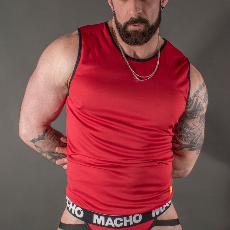 Macho Red T-shirt L/xl