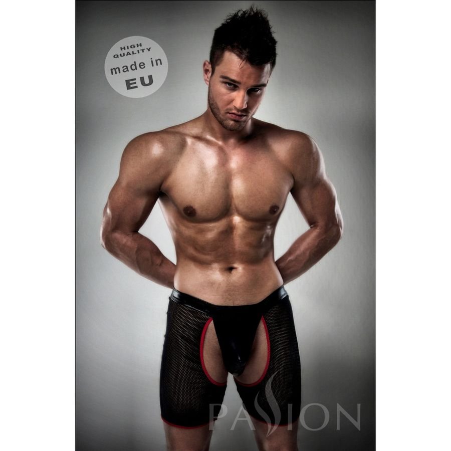 Boxer Red Black Passion With Thong Incluided L/XL