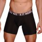 Macho, Ms077 Sport Long Black Boxer Size S
